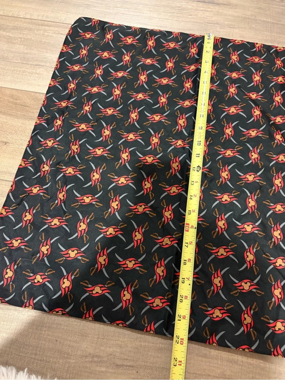 Disney Cruise Line pirate night bandana black red